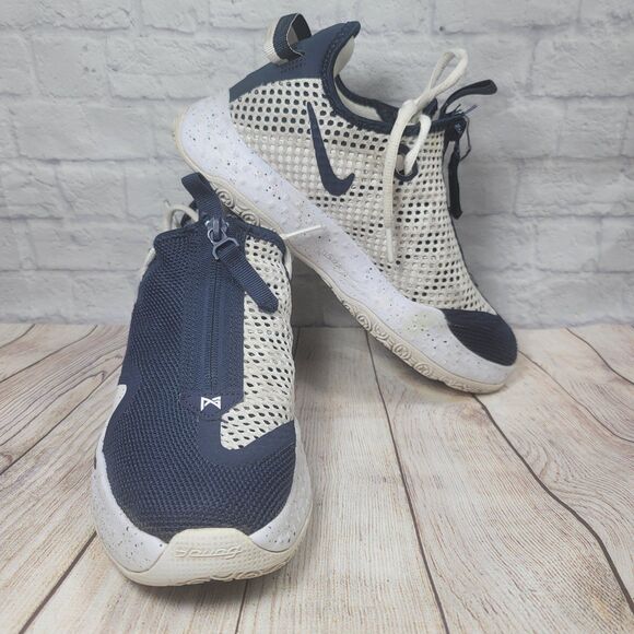 Nike PG 4 Team College Navy 2020 Youth Size 4.5 - Picture 1 of 9
